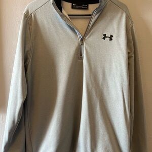 Under Armour Light Gray Half-Zip Pullover